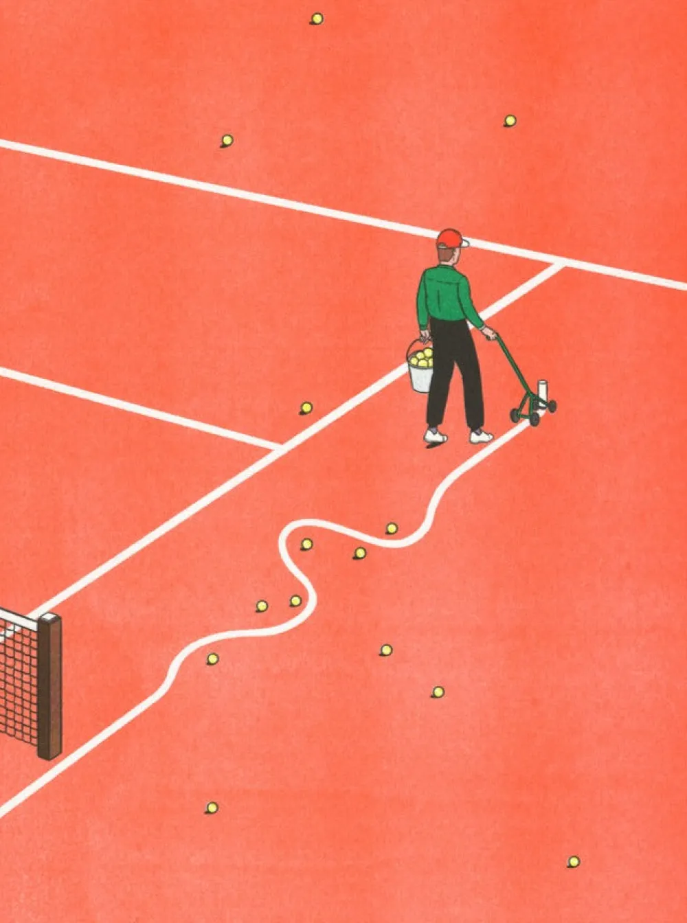 Outlet KIBLIND Poster Simon Bailly - Roland-Garros