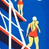 Cheap KIBLIND Poster Virginie Morgand - The Swimming Pool