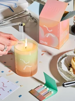 Outlet LOHN Happy Birthday Candle