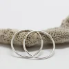 Best Sale MAKSYM Hinged rings 20mm - Silver