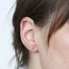 Outlet MAKSYM Mini Circle Earrings - Gold