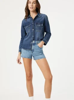 Shop MAVI Vella Shorts - Blue