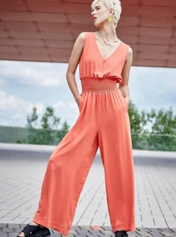 Sale MELOW Inka Jumpsuit - Coral