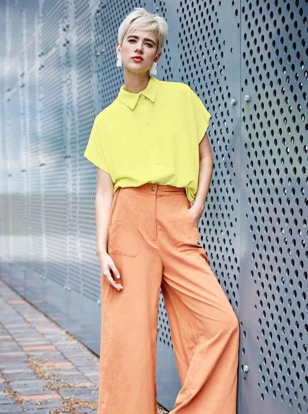 New MELOW Iria Shirt - Lemon