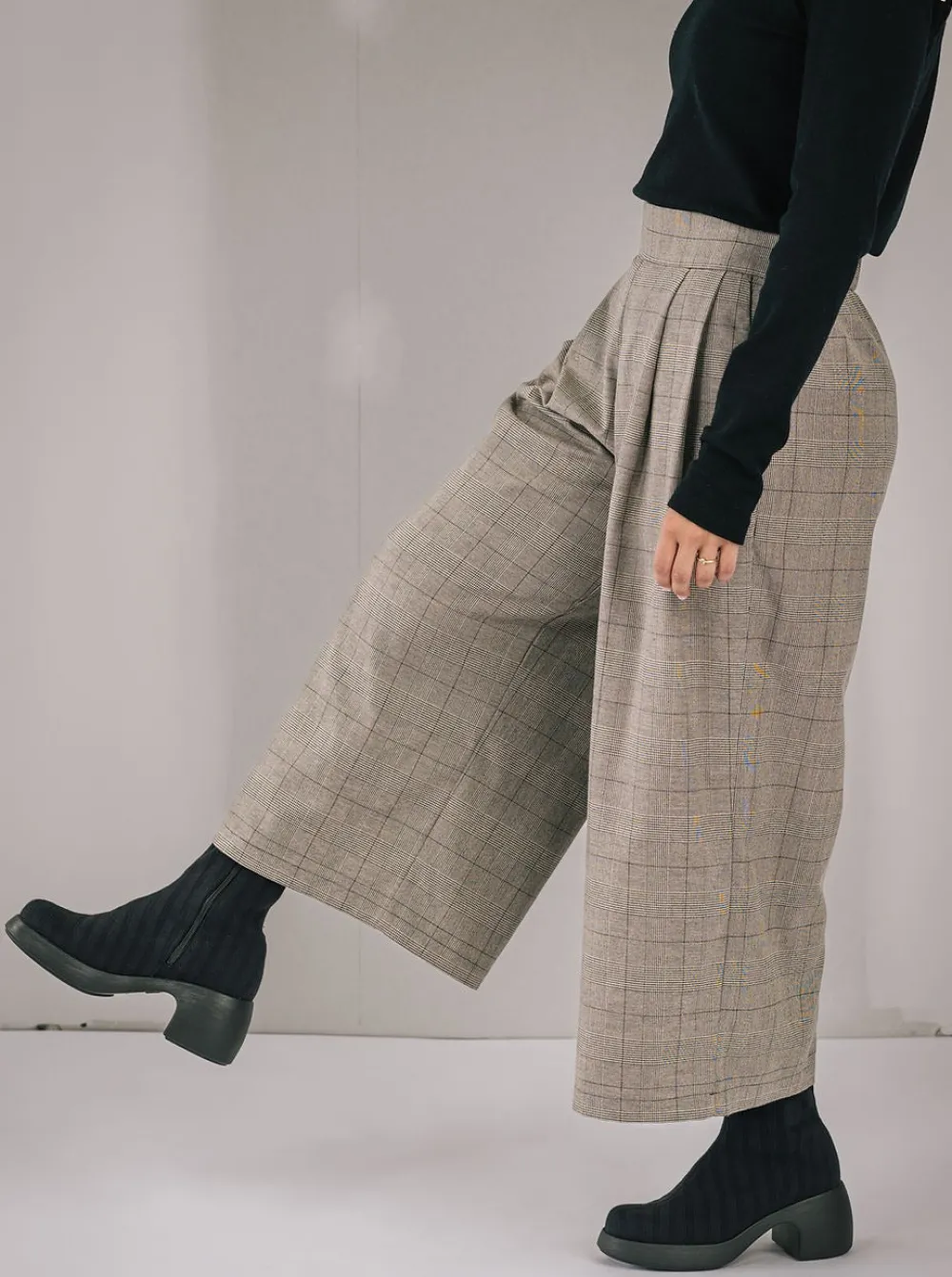 Shop MERCEDES MORIN Paloma pants - Checks