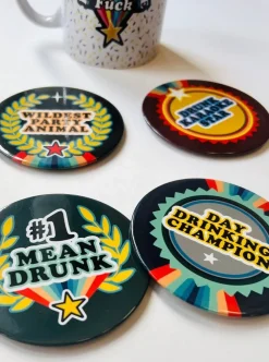 Hot MERCI BONSOIR Coasters - Bastard
