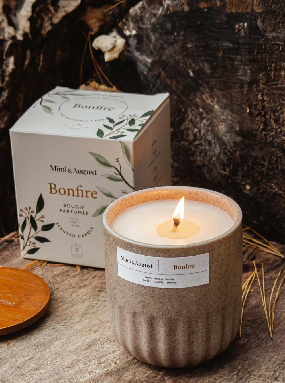 New MIMI & AUGUST Candle - Bonfire