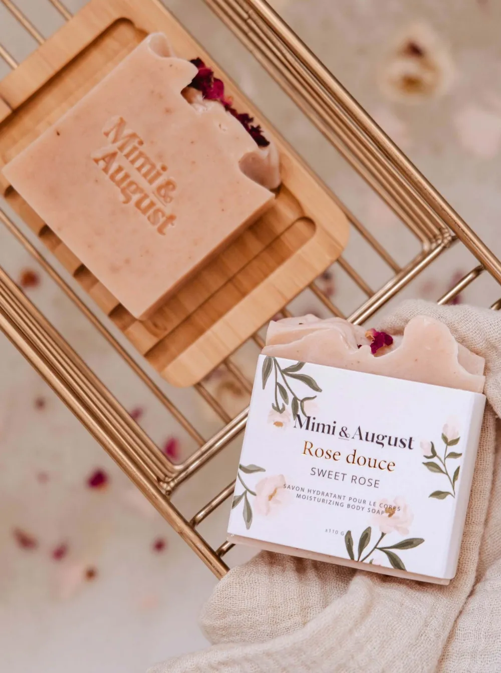 Flash Sale MIMI & AUGUST Sweet Rose Soap