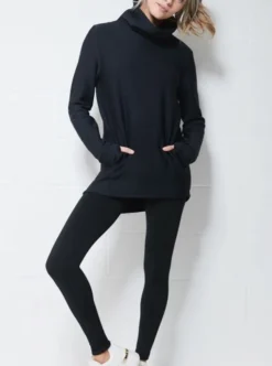 Sale MONDOR Footless Thermal Tights 4790 - Black