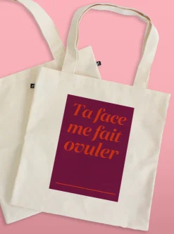 New OUI MANON Sac Tote Bag - Ta face me fait ovuler