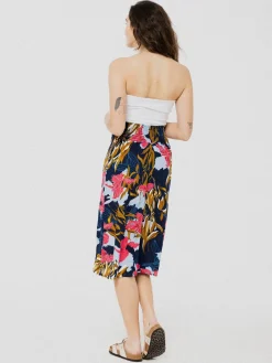 Shop ANANAS & BANANAS PINEAPPLE BANANAS Elena Skirt - Tropical navy