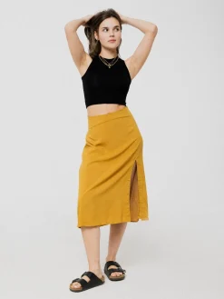 Discount ANANAS & BANANAS PINEAPPLE BANANAS Elena Skirt - Gold