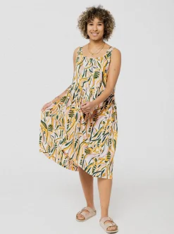New ANANAS & BANANAS PINEAPPLE BANANAS Eve dress - Cream pattern