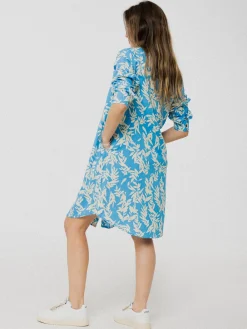 Outlet ANANAS & BANANAS PINEAPPLE BANANAS Evelyne dress - Sky pattern