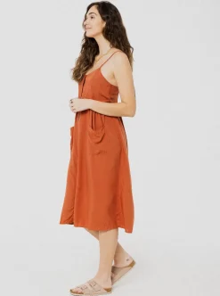 Best ANANAS & BANANAS PINEAPPLE BANANAS Geneviève Dress - Burnt orange
