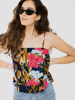 Cheap ANANAS & BANANAS PINEAPPLE BANANAS Isabella Camisole - Tropical Navy