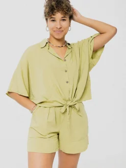 Shop ANANAS & BANANAS PINEAPPLE BANANAS Patience Shorts - Green