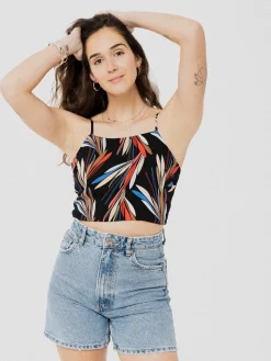 Flash Sale ANANAS & BANANAS PINEAPPLE BANANAS Top Lily - Black pattern