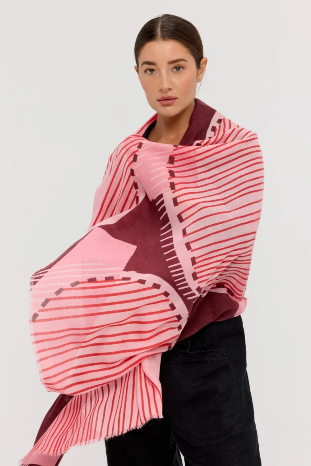 Sale PRINCESSE & DRAGON PRINCESS & DRAGON Sun Scarf - Pink