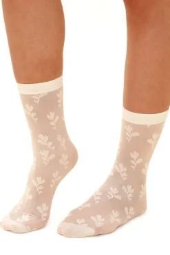 Flash Sale RACHEL Floral Transparent Socks