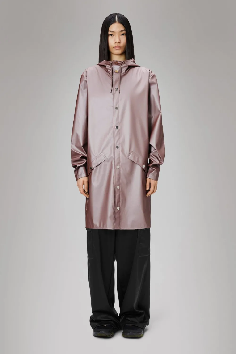 Clearance RAINS Long Waterproof Jacket - Muse