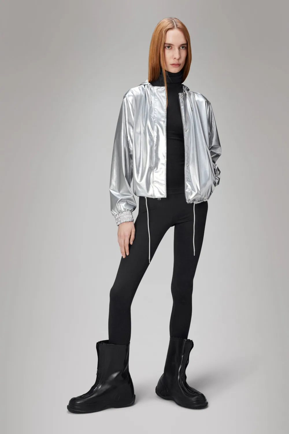 Hot RAINS Waterproof String Jacket - Mirror