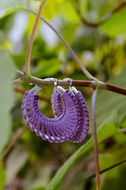 Shop RAÏZ Zinnia Silver Earrings