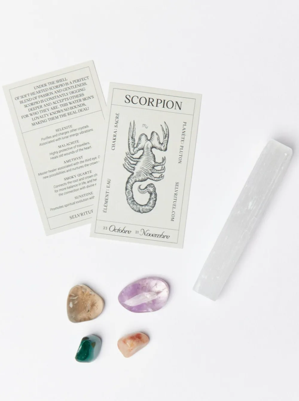 New SELV RITUEL SELV RITUAL Crystal Set - Scorpion