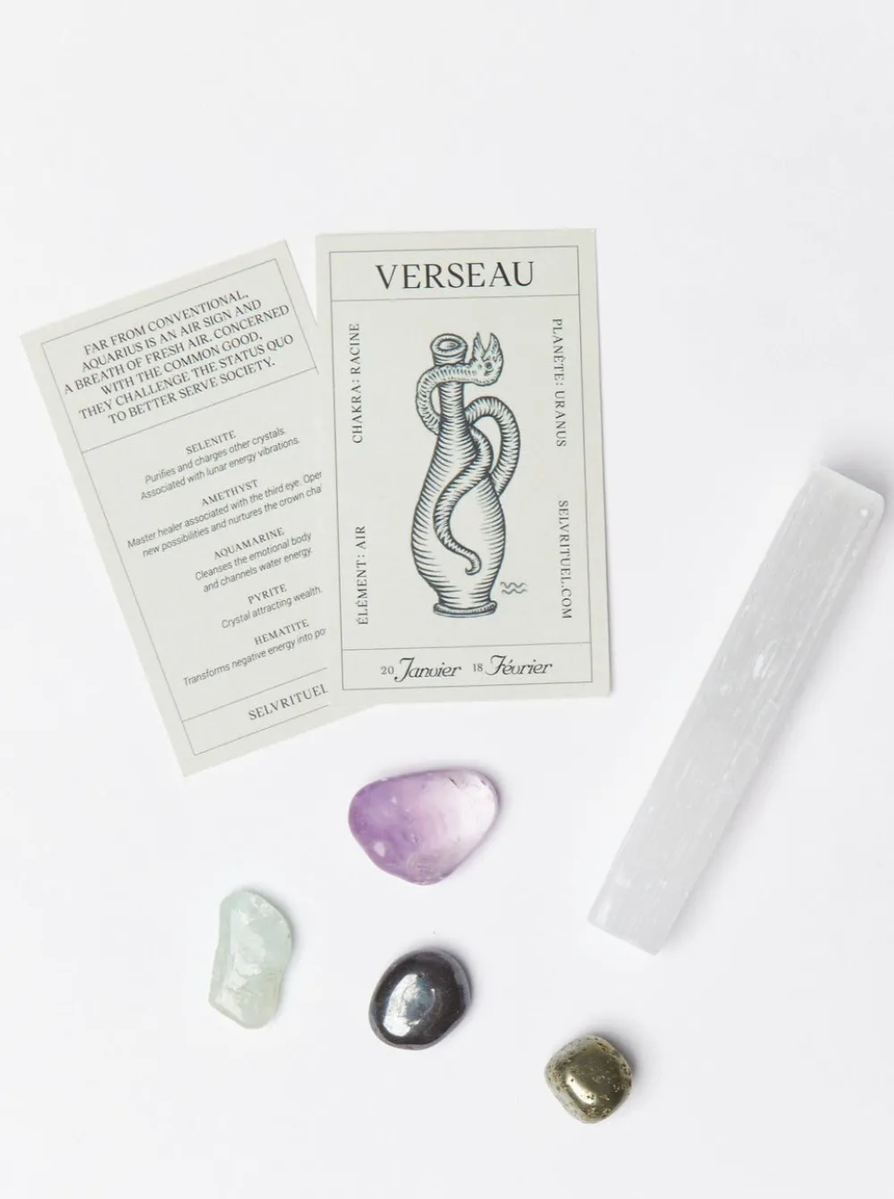 Clearance SELV RITUEL SELV RITUAL Crystal Set - Aquarius