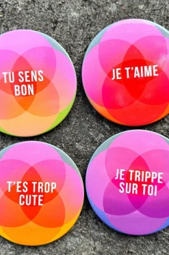 Online MERCI BONSOIR THANK YOU GOOD EVENING Coasters - The Young and the Restless