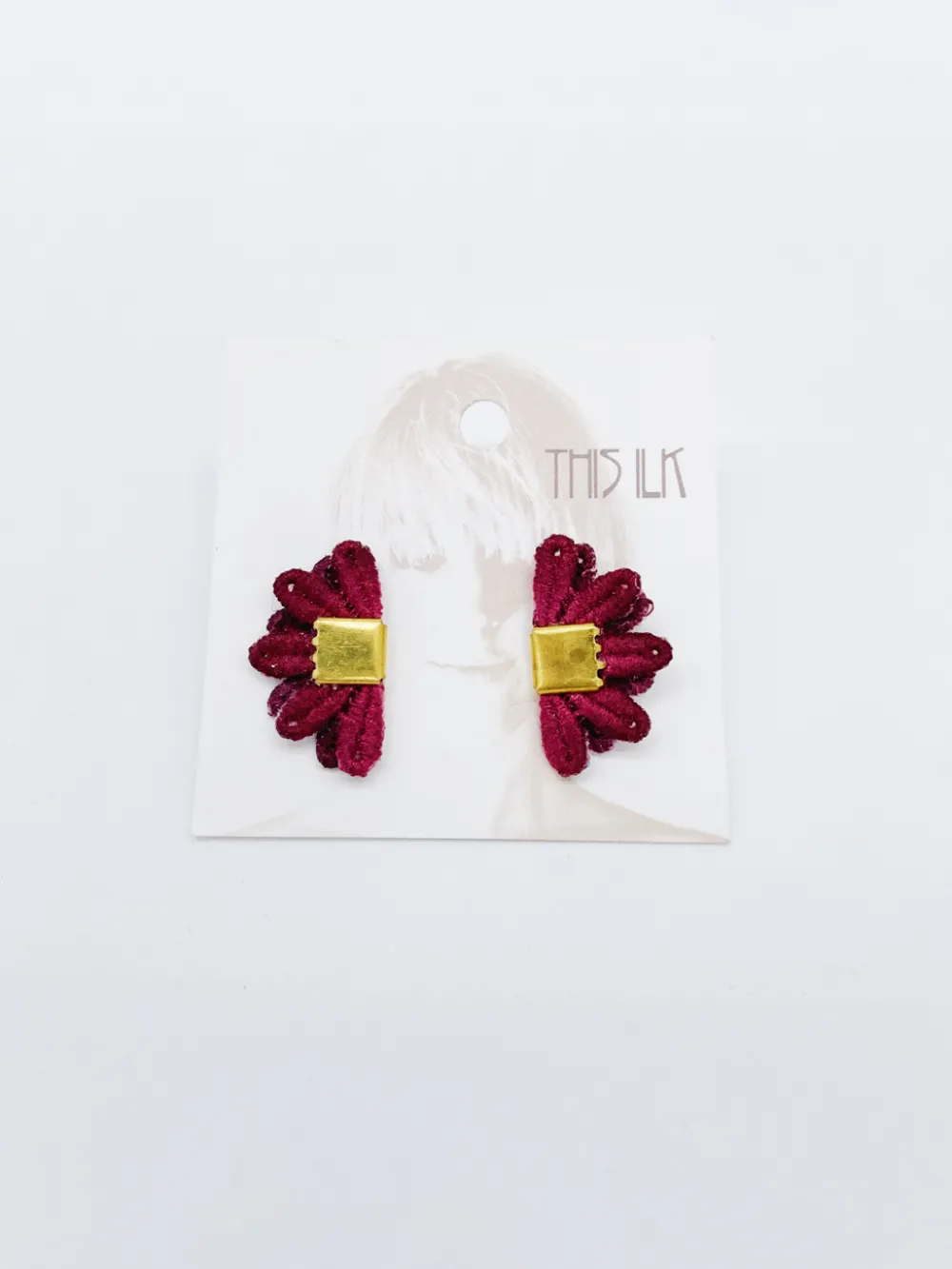 Cheap THIS ILK Larrea Earrings - Terracotta