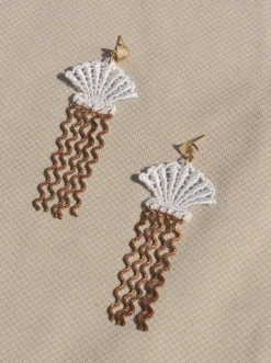Sale THIS ILK Shell Earrings - White