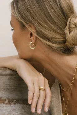 New TWENTY COMPASS Athena Earrings