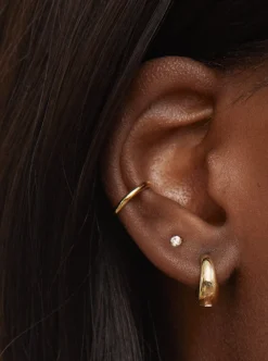 Clearance TWENTY COMPASS Mini Bold Hoops Earrings