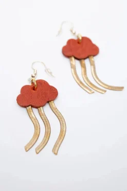 Shop VEINAGE Small Cloud Earrings