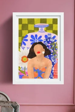 Discount VIVIAN SOFIA DESIGNS VIVIAN SOFIA Floral Poster Mini-Vases Portrait