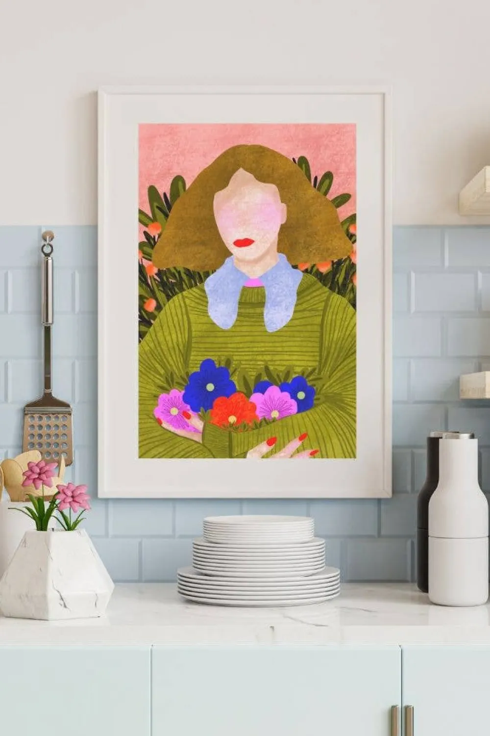 Outlet VIVIAN SOFIA DESIGNS VIVIAN SOFIA Flowers in Ireland Poster