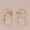 Flash Sale WARREN STEVEN SCOTT Salisse Chandelier Earrings - Gold Sequin