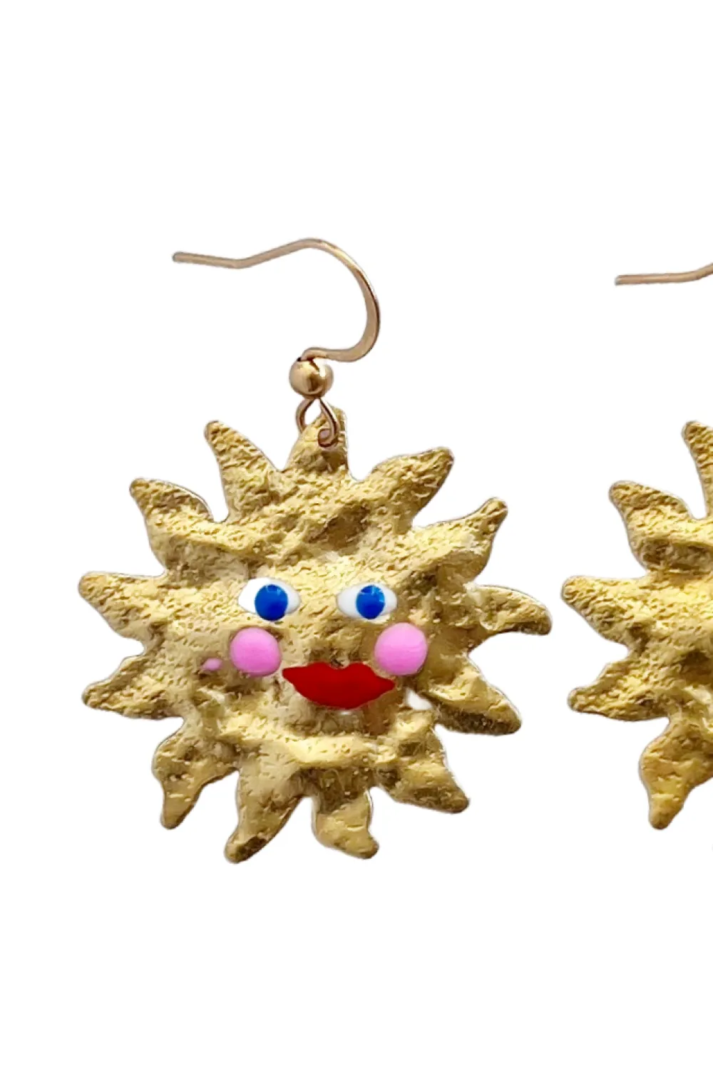 Hot YELLOW DOTS STUDIO Boucles d'oreilles Madame Sun