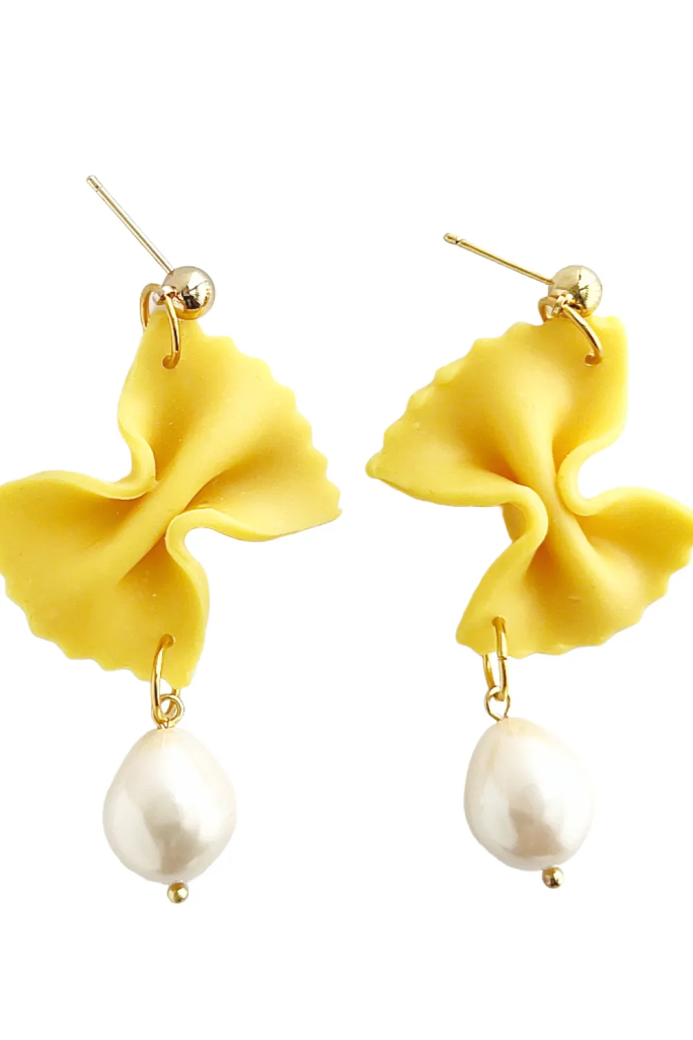 Best YELLOW DOTS STUDIO Boucles d'oreilles Fancy Farfalle Pasta