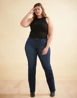 Sale YOGA JEANS Straight Fit Chloé DK Indie
